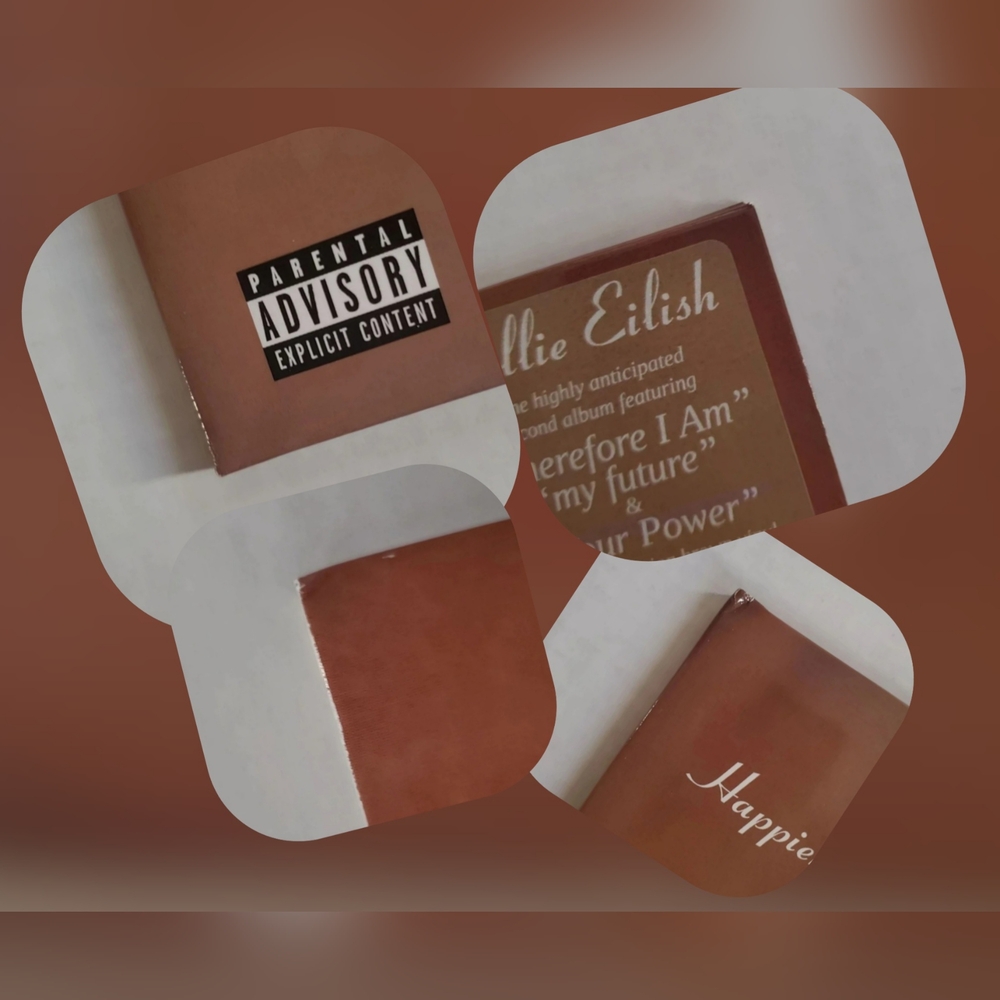 Billie Elish Happier Than Ever Indie Exclusive Vinyl Record + Handkerchief - Picture 3 of 7